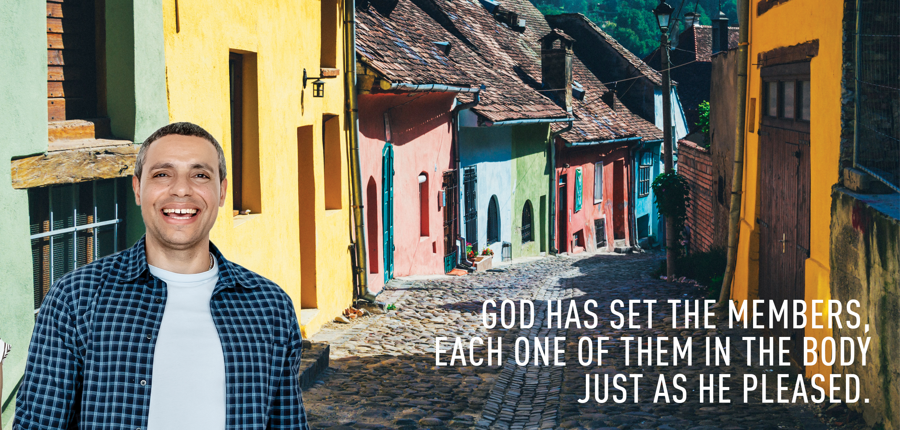 God has set the members, each one of them, in the body just as He pleased