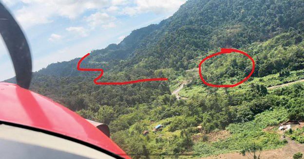 The hiking trail and new gospel outreach location