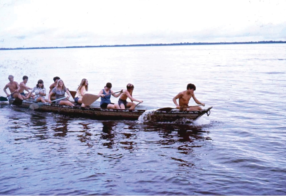Larry on the Amazon River, PQQ Field Day, 1973 Larry on the Amazon River, PQQ Field Day, 1973