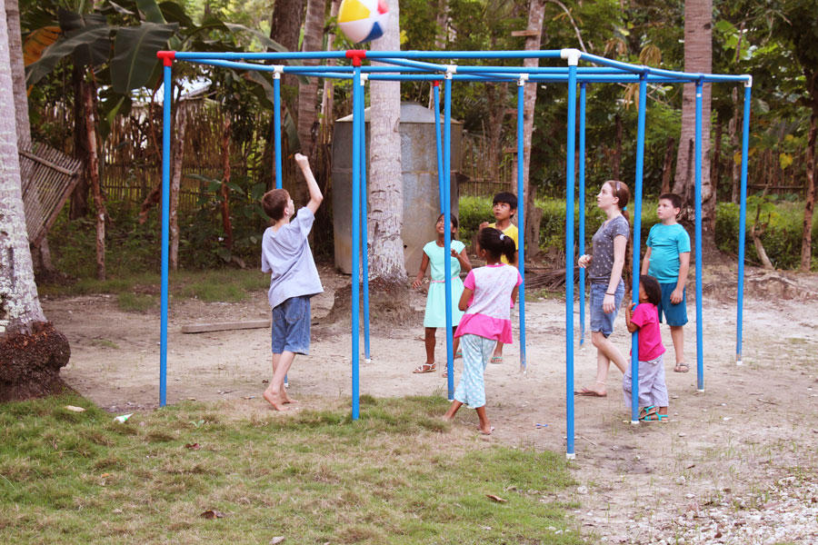 Our Yard is the Village Playground yard; playground; village