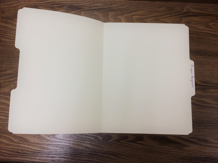 An Empty File Folder