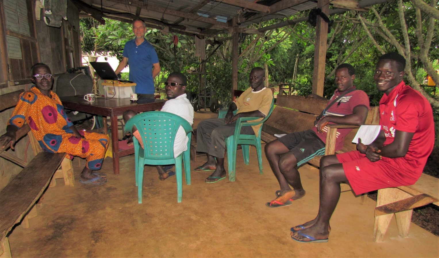 Kirk with his translation group