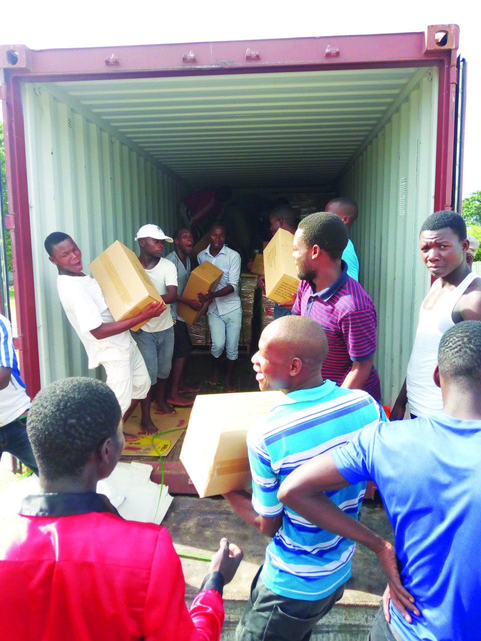 Unloading the Lolo Bibles