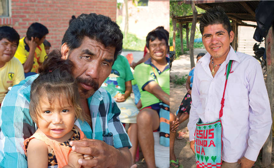 Ejodai (left) and Rolly (right), missionaries to the Ayoré children Ejodai (left) and Rolly (right), missionaries to the Ayoré children