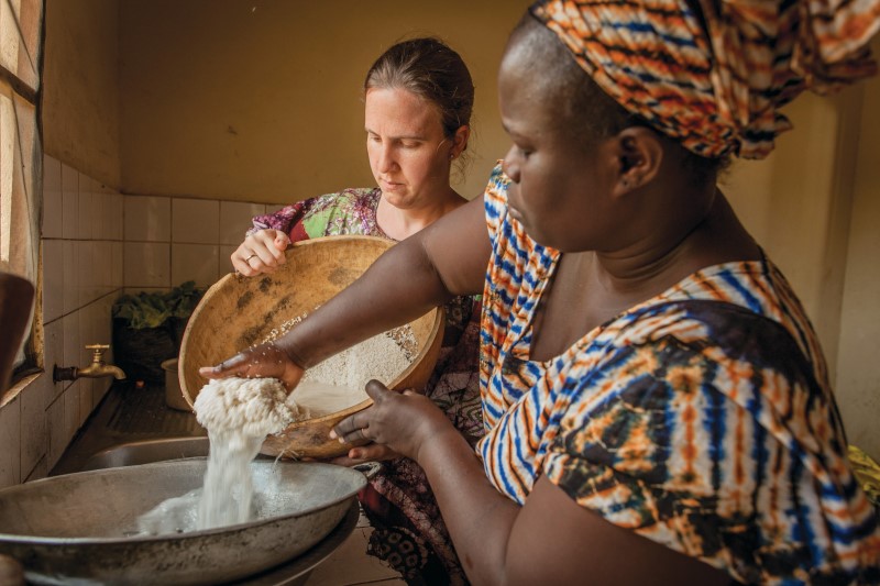 Cecile, Andi McMartin's host mom, helping usher her into Senegalese life Cecile, Andi McMartin's host mom, helping usher her into Senegalese life
